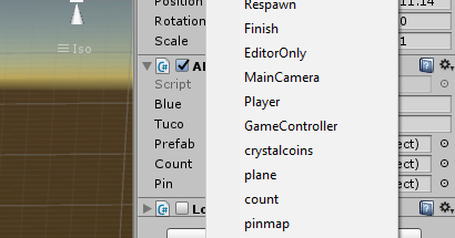 Unity3d tutorial-Finding game objects within script