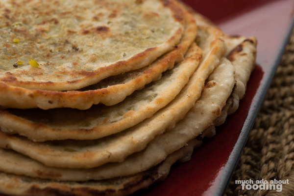 Test Kitchen - Dhal Puri Roti with Split Green Peas | Much Ado About ...
