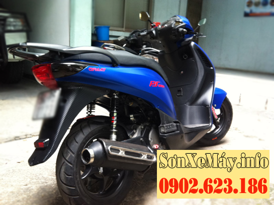 Honda PS sơn màu nhám xanh GP cực đẹp