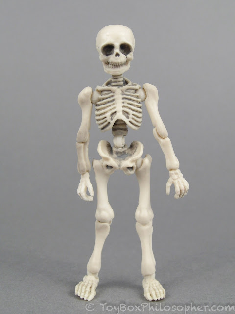 Pose Skeleton Figurine Strawberry Pink Moveable Miniature Doll Skull Japan 