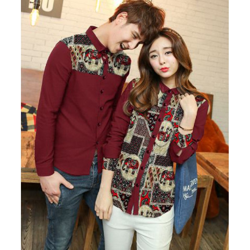 Jual Online Thai Elephant Maroon Couple Murah Jakarta Bahan Katun Stretch Terbaru Jual Online Thai Elephant Maroon Couple Murah Jakarta Bahan Katun Stretch Terbaru