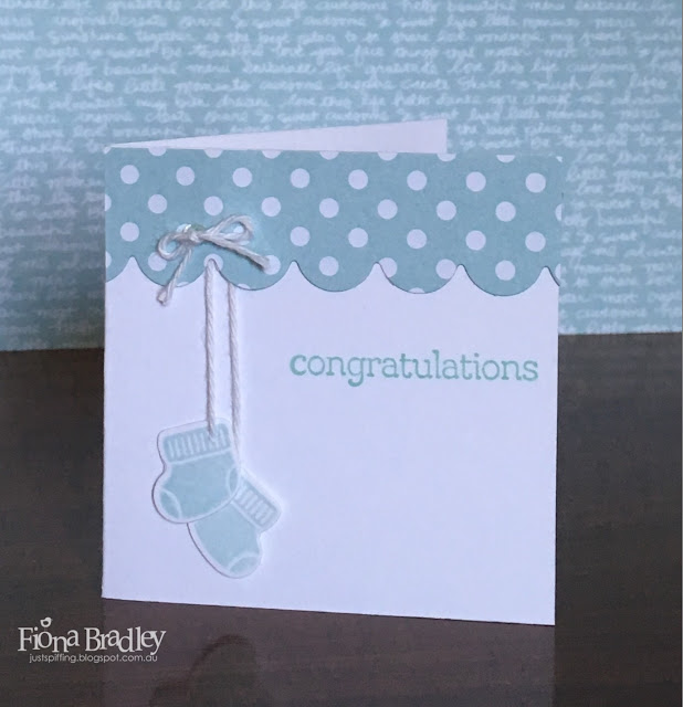 Baby 3x3 gift cards Handmade by Fiona