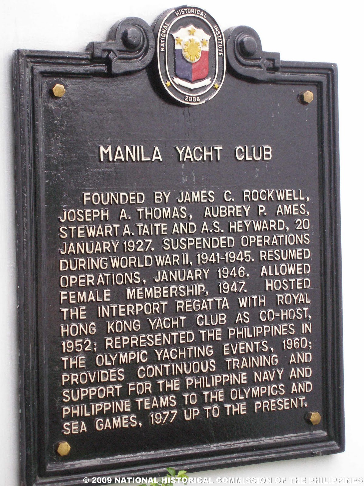 manila yacht club address