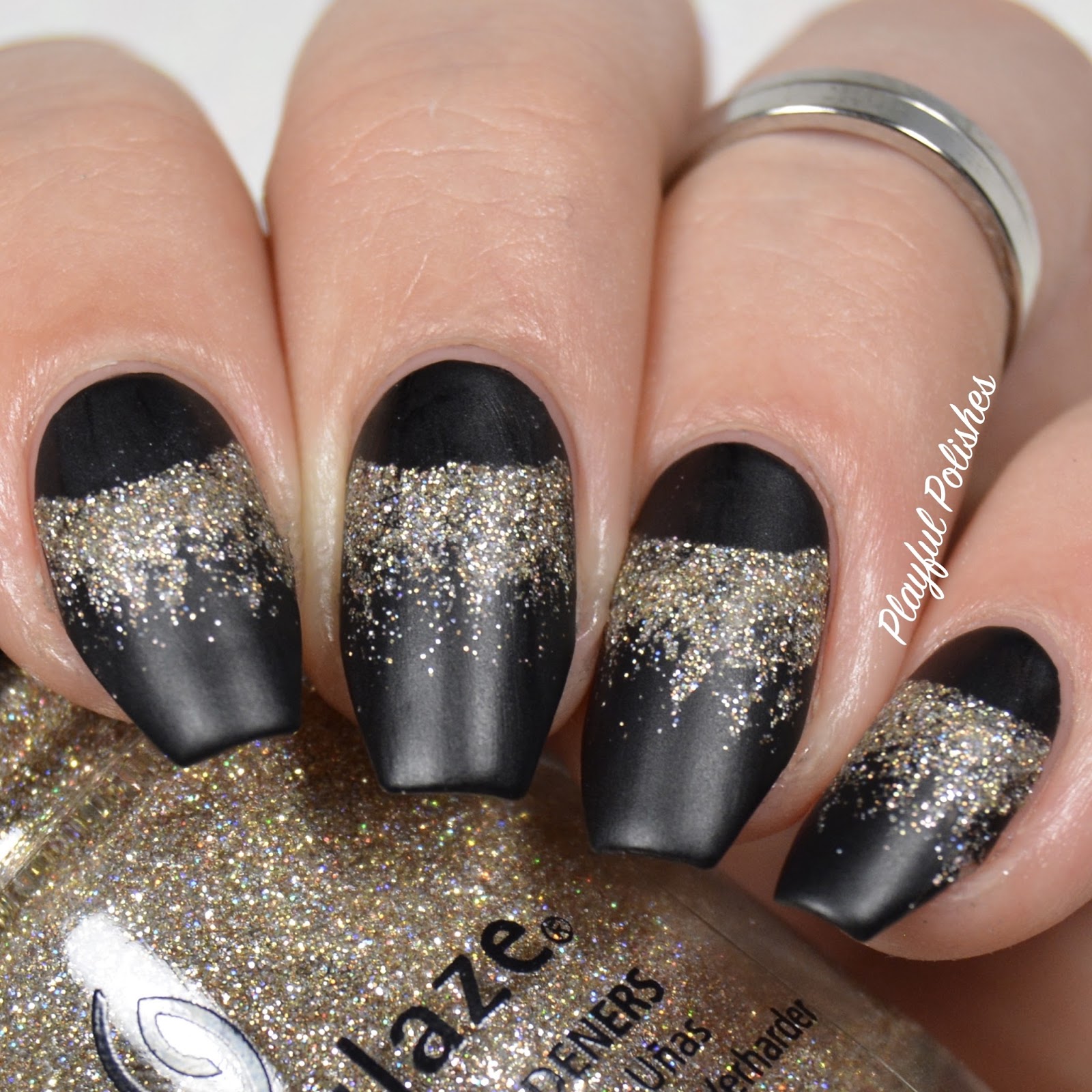 Playful Polishes: 3 SIMPLE & ELEGANT NEW YEARS NAIL DESIGNS!!