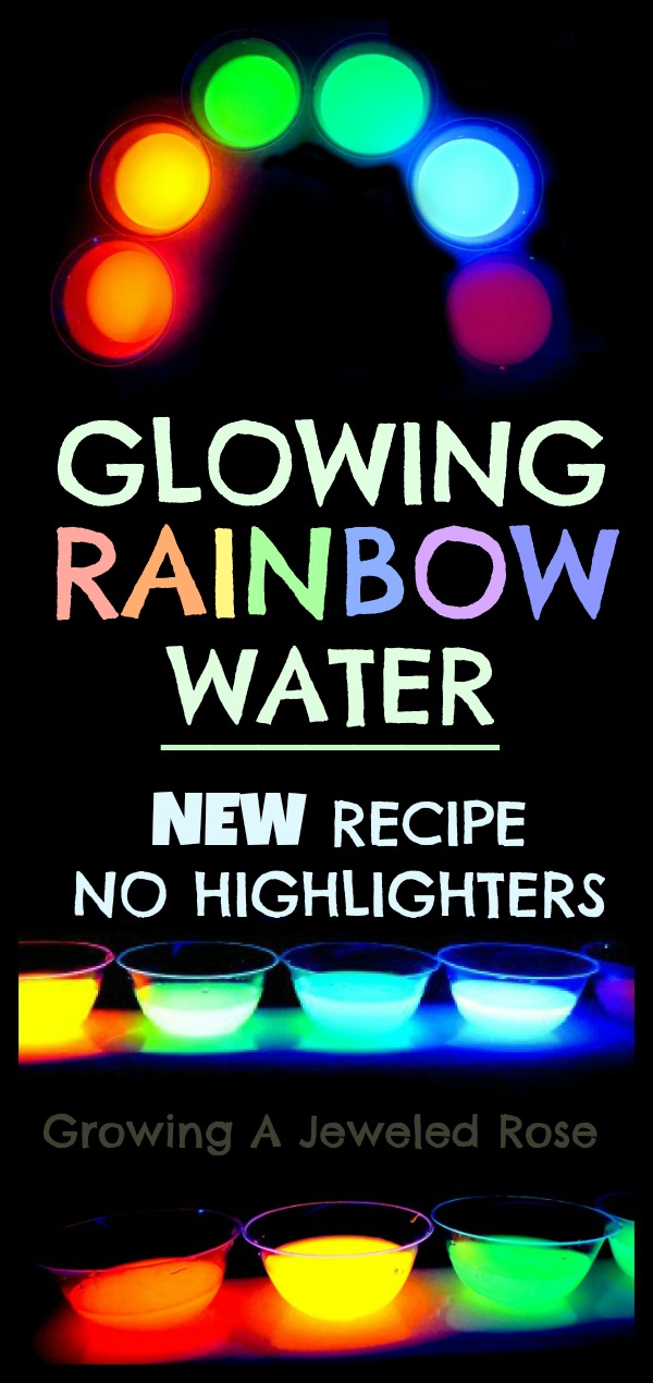 Glowing Rainbow Water