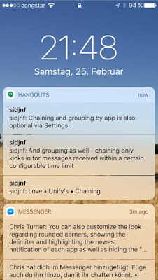 A new Cydia Tweak called ”Unify X” allow users to group all the Notifications sorted by app. Unify X supports all iPhone running iOS 10