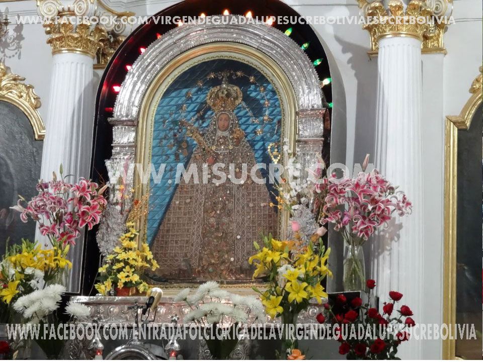 MI SUCRE CAPITAL DE BOLIVIA VIRGEN DE GUADALUPE SUCRE BOLIVIA