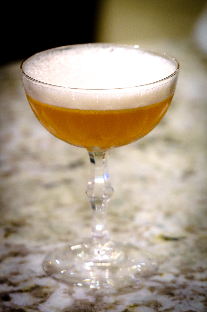 The Sunday Cocktail Sloe gin sour