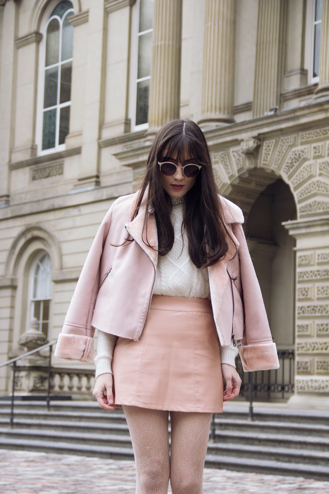 Light Pink Shearling Carolina Pinglo