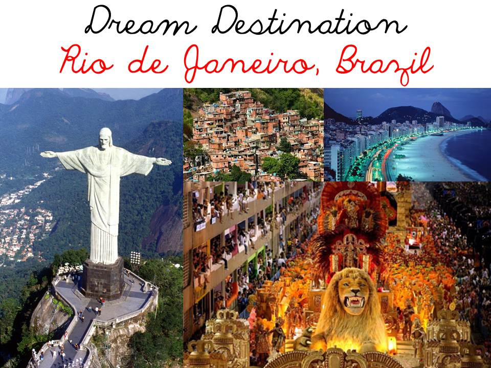 August Wrinkle Dream Destination Rio de Janeiro, Brazil