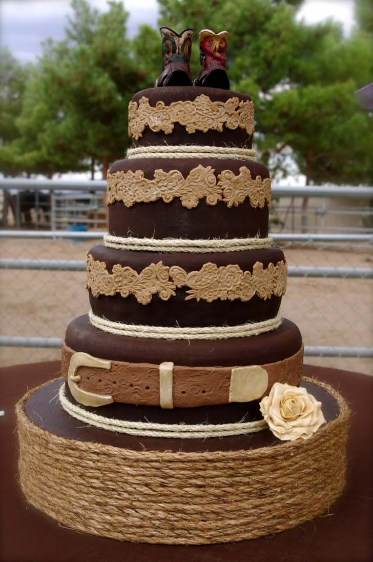 western cake serving set