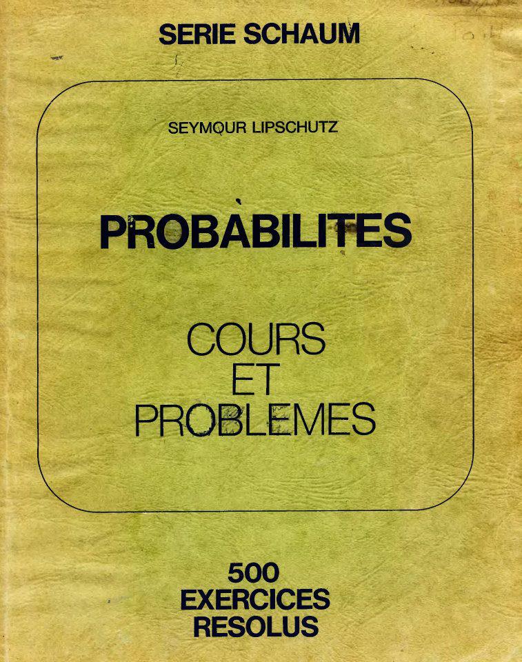 serie schaum probabilité serie schaum probabilité