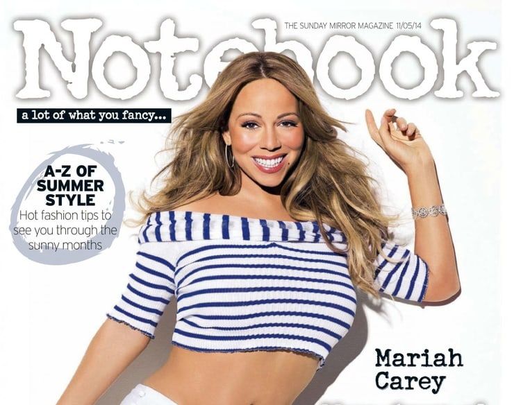 Young Mariah Carey was a skinny girl, but she has become a thick... 