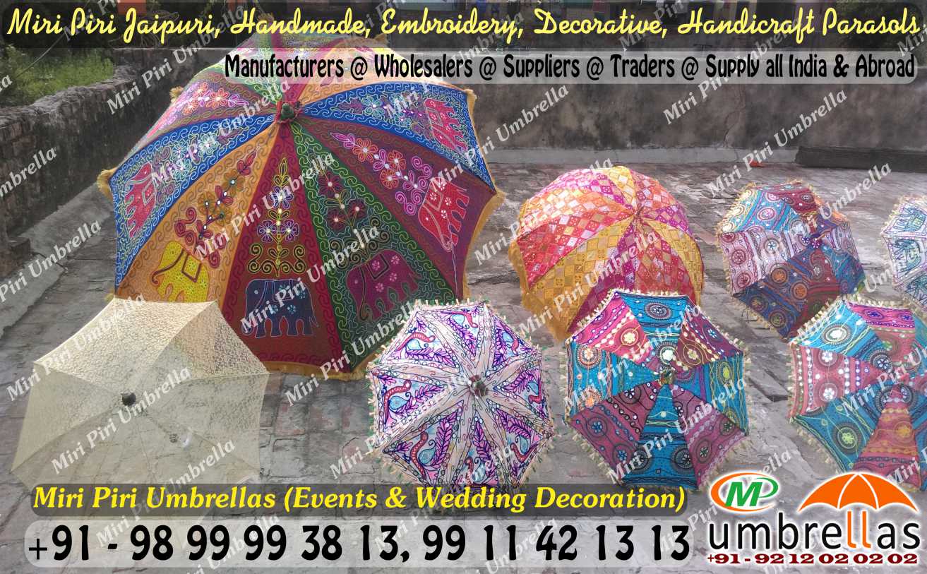 Rajasthani, Jaipuri, Wedding, Decorative, Umbrellas Parasols