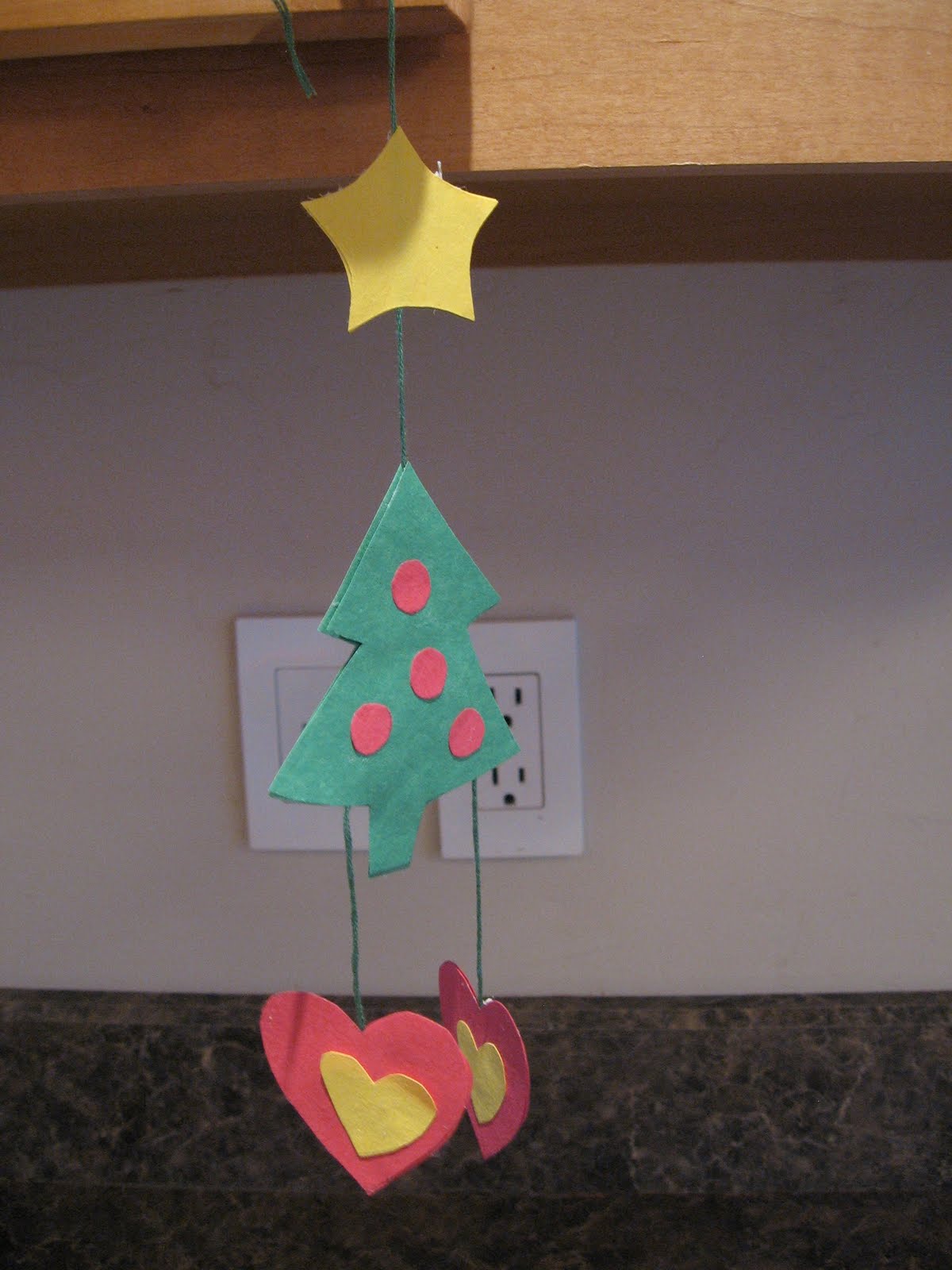 Almost Unschoolers Christmas Tree Mobile