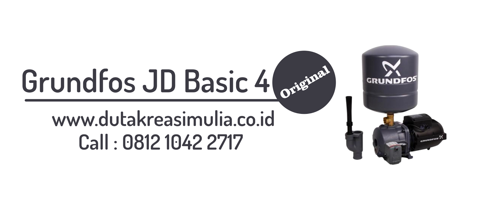 Distributor Pompa Grundfos JD Basic 4 Call 081210422717 Pompa