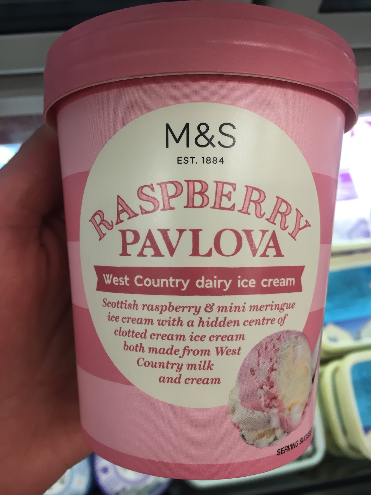 marks and spencer vanilla ice cream