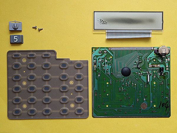 BugWorkShop - 甲蟲工作室: Canon LS-100TS 10位液晶顯示器計算機 - 拆解（一）
