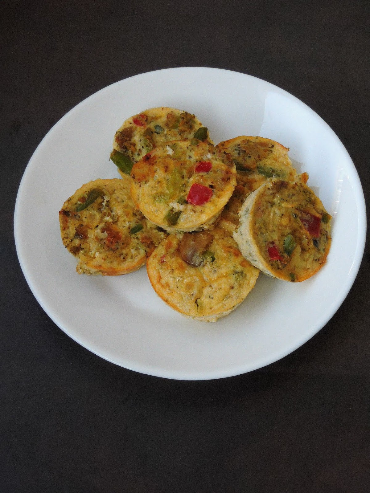 Mini Crustless Mixed Vegetable Quiche Cook N Click