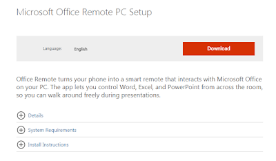 Cara Meremote Presentasi Power Point dengan Office Remote di Android