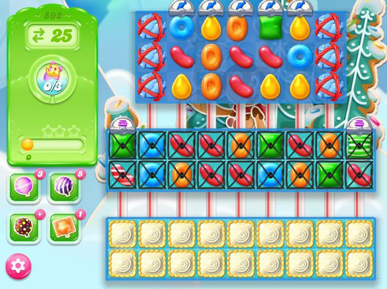 Candy Crush Jelly Saga level 592 Candy Crush Jelly Saga level 592