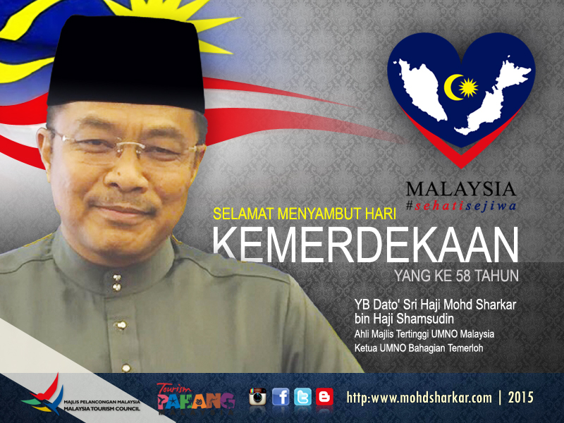 Mohd Sharkar's The Official Blog: Selamat Hari Merdeka ke 58 Tahun