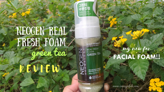 Neogen Real Fresh Foam Green Tea: My New Favorite Facial Foam!!!
