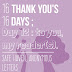 16 Thank You's in 16 Day's | Day 12: to you, my reader(s)