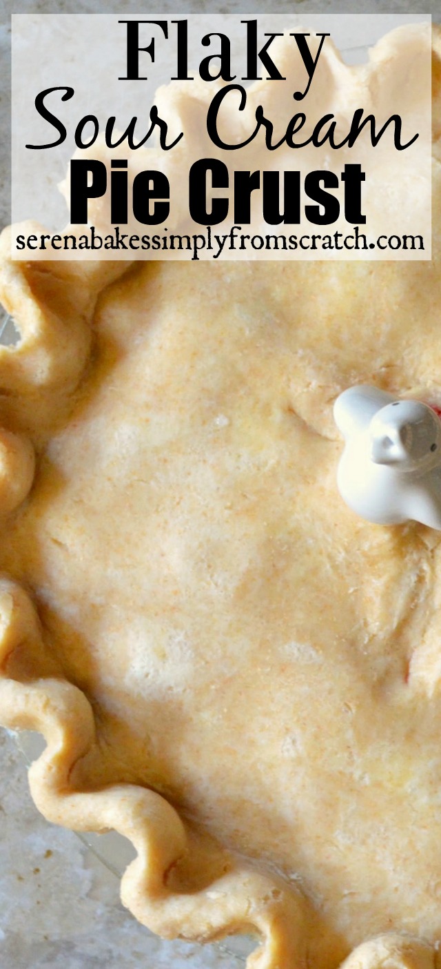 Flaky Sour Cream Pie Crust!