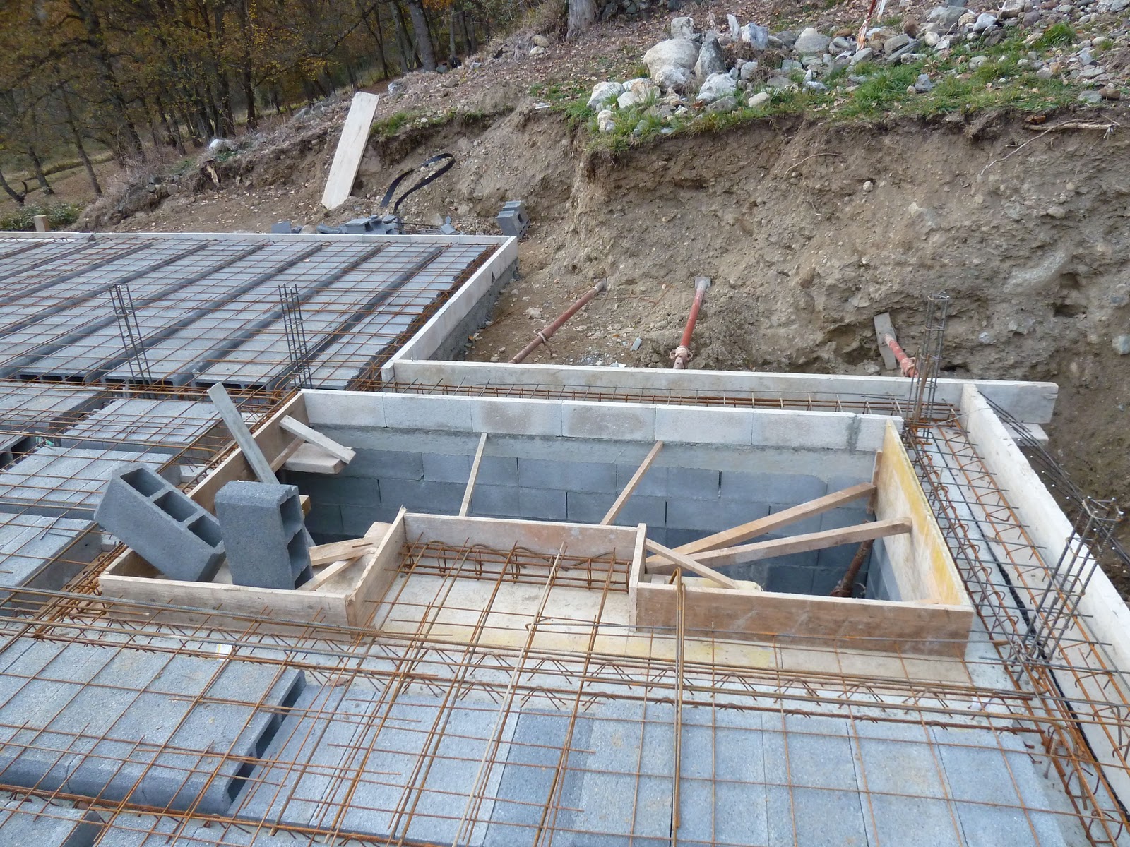 La maison de meltemetpetau Le plancher hourdis....un vrai