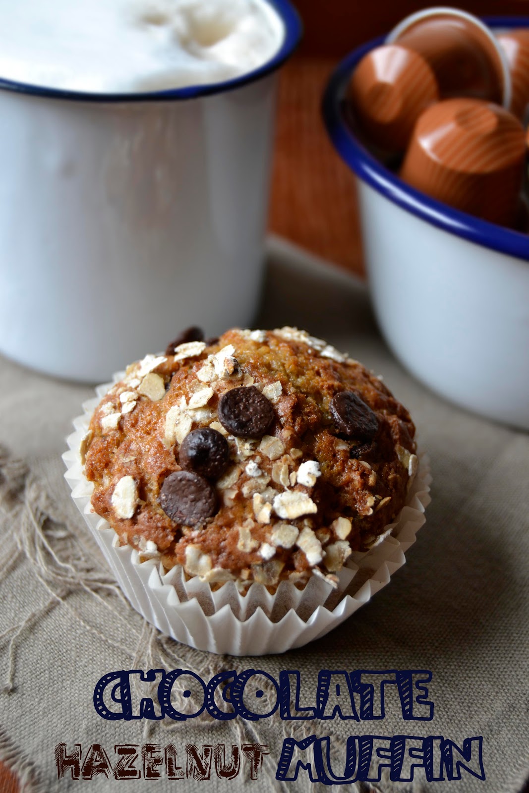 Chocolate hazelnut muffin Cocinar es ponerse