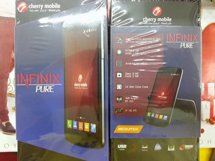 Cherry Mobile Infinix Pure: Specs, Price and Availability