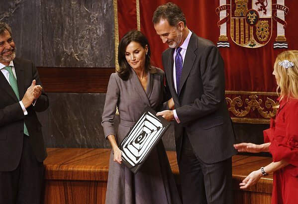 Queen Letizia attended the delivery the Award of the Observatory against Domestic and Gender Violence 2019