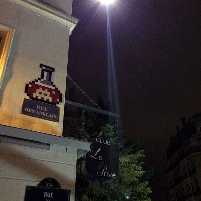French Street Artist Invader just returned from his winter holidays in Anzere, Switzerland and started another round of invasion on the streets of Paris last night. 4