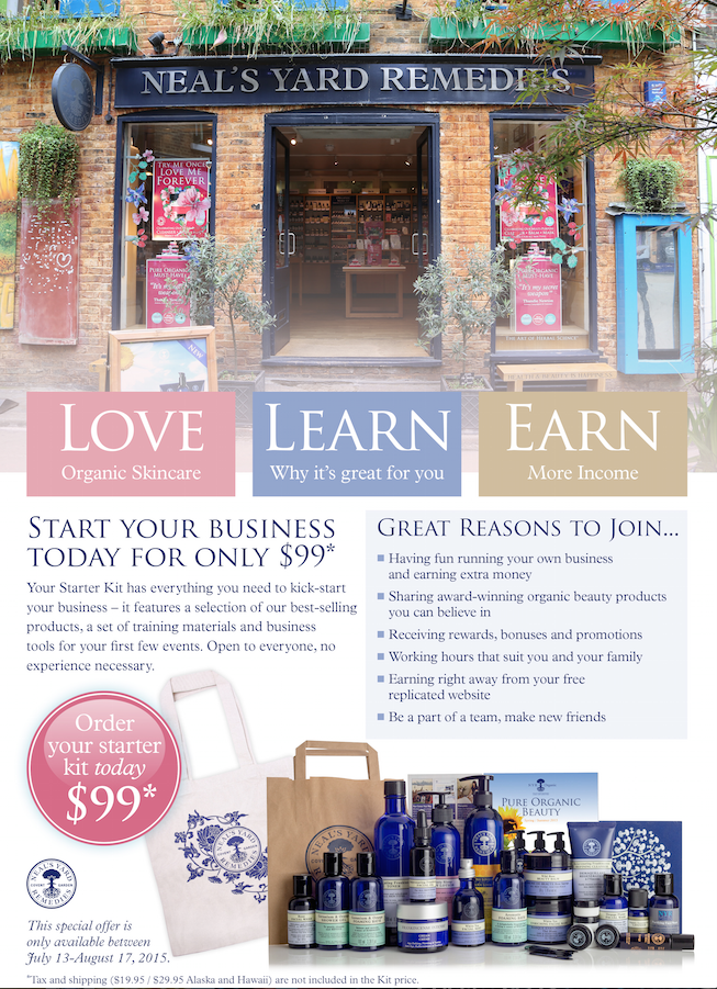 Attempting A Chemical Free Life Introducing Neals Yard Organic now