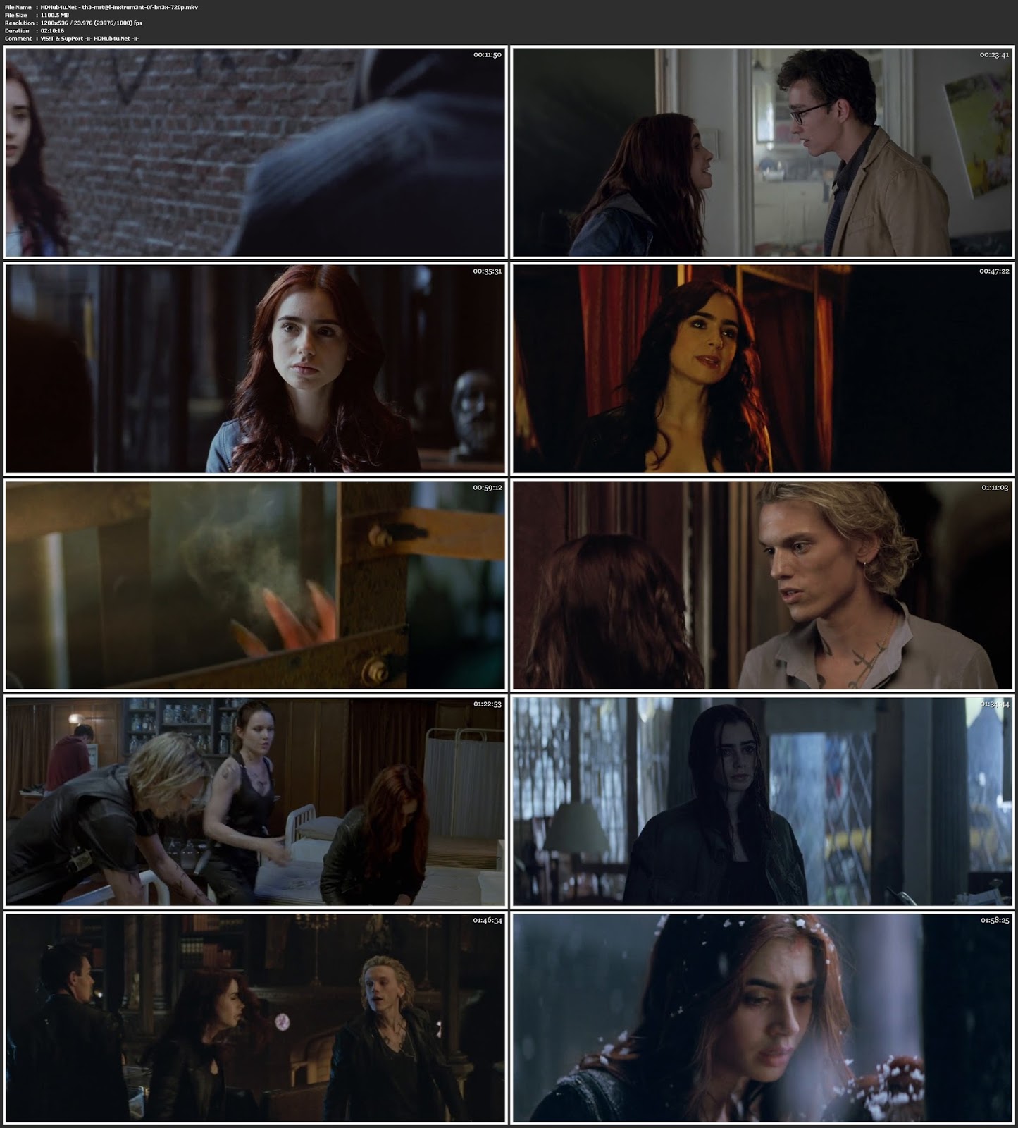 The Mortal Instruments City Of Bones 2013 Hindi Dual Audio 480p BRRip 400MB Download