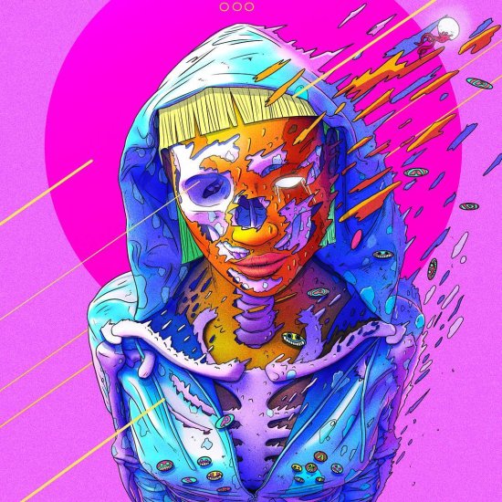 As surreais e psicodélicas ilustrações cyberpunk de Nick Sullo Nick Sullo xsullo instagram arte ilustrações cyberpunk surreais coloridas psicodélicas