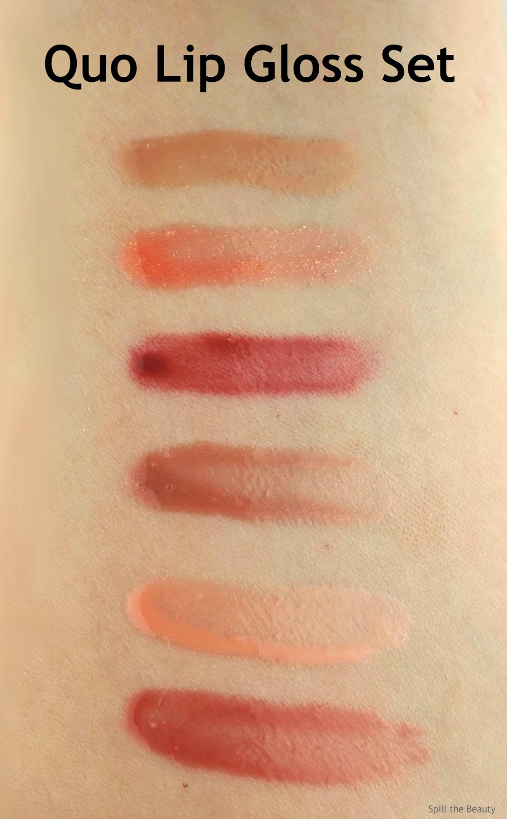 Quo Lip Gloss Set Review and Swatches Spill the Beauty Quo Lip Gloss Set Review and Swatches Spill the Beauty