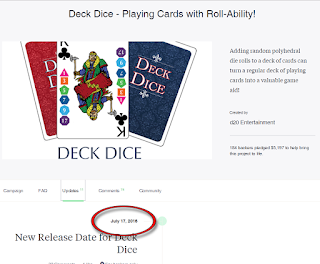 Ken "Whit" Whitman has Given up all Pretense of Fulfilling the Deck Dice Kickstarter Ken "Whit" Whitman has Given up all Pretense of Fulfilling the Deck Dice Kickstarter