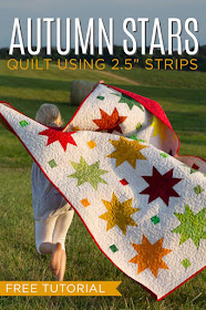 Autumn Stars free quilt tutorial