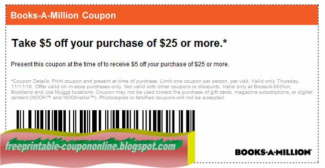 Books a million coupons june 2018