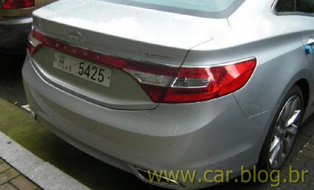 Foto da traseira do Novo Hyundai Azera 2012 
