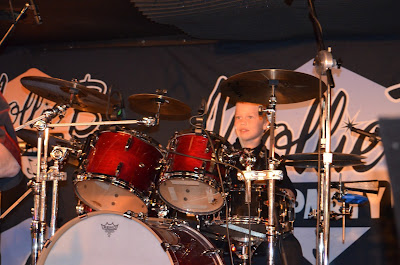 Band's drummer starting young Photo by Trisha Field