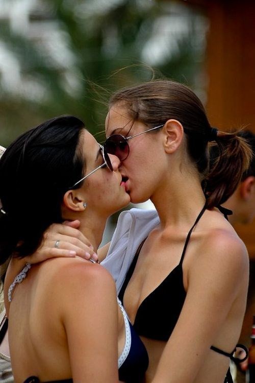 College Lesbian Kiss 4