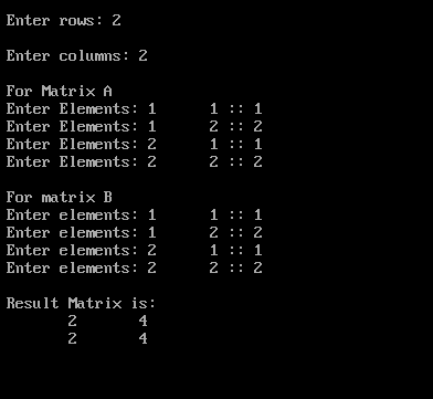 C++ Tutorial: Write a program to add two matrix...