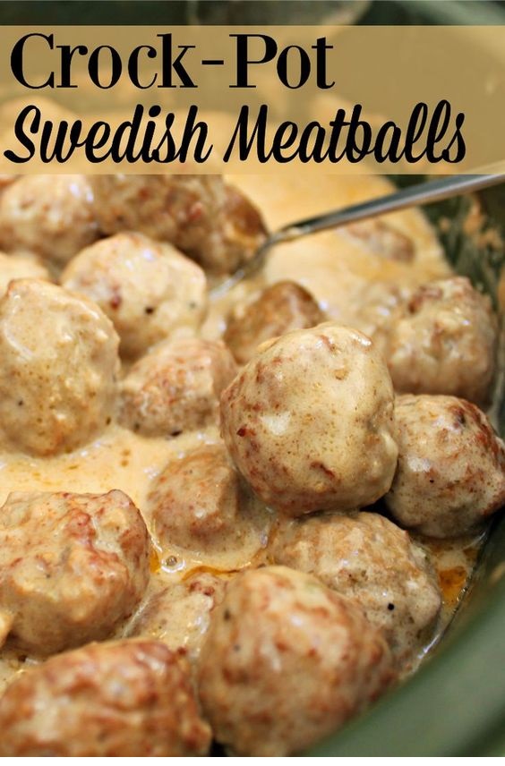 Crock-Pot Swedish Meatballs