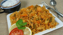 veg vegetable biryani cooker pressure