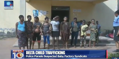 1a3 Photos: Police raid baby factory in Delta state, six pregnant women arrested