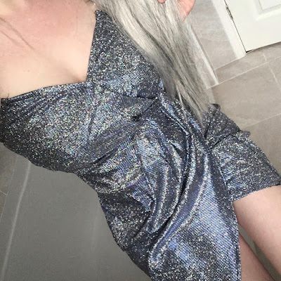 Sammi Jackson - Femme Luxe Blue Glitter Dress