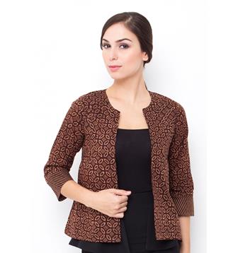 Model Bolero Batik Lengan Panjang Modis